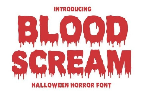 Blood Scream Font